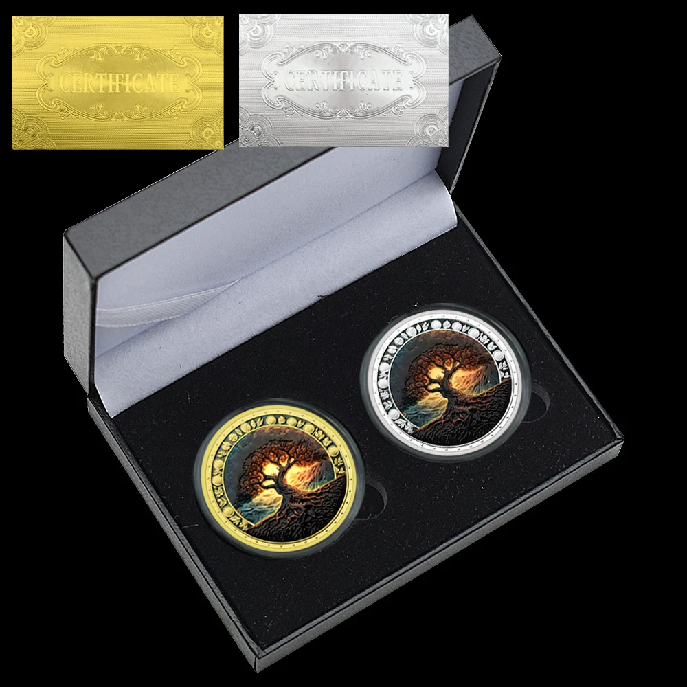 

Tree of Life Commemorative Coin Symbol of Strength, Peace, and Unity Meaningful Gift for Family or Friends