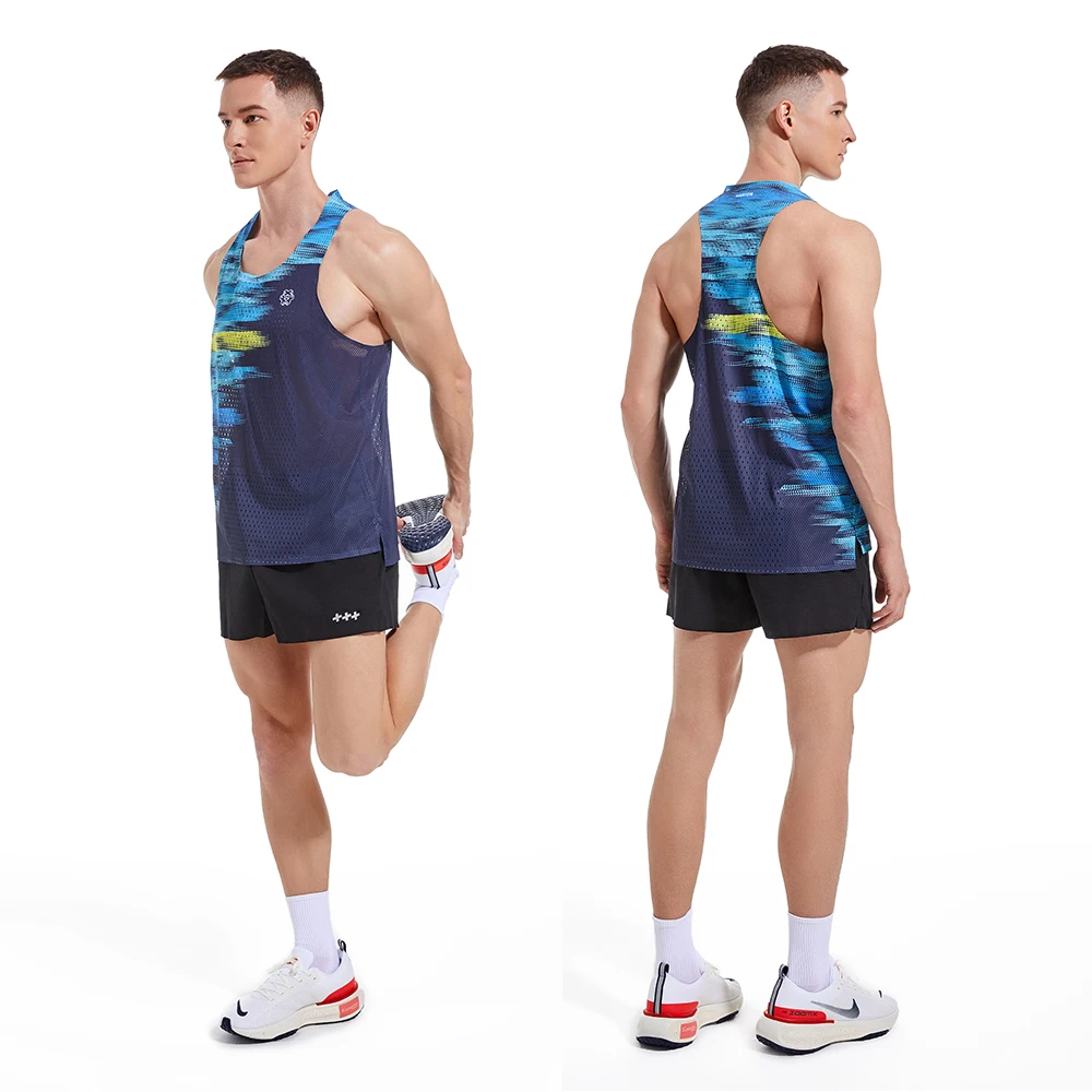 Seamless Lightweight Marathon Tank Top for Running Dry Fit Sleeveless Workout T-Shirt Fitness Singlet