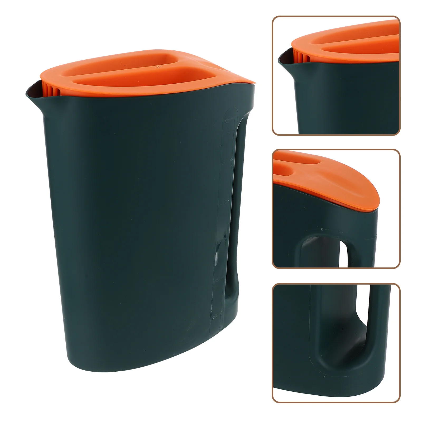 

Cold Pitcher Large Capacity Plastic Water Container With Handle Bpa Free Summer Beverage Holder For Juice Tea