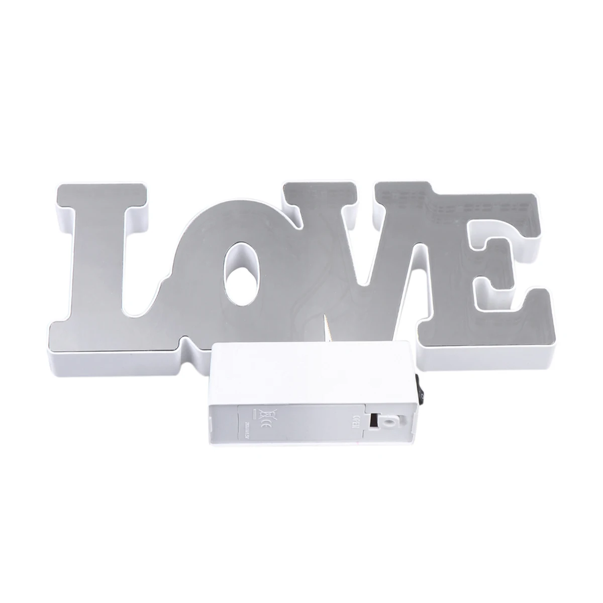

LED Tunnel Light Clear Mirror Love Shape Night Decor 3D Mirror Light Effect Stage Lighting Optic Retro Glow