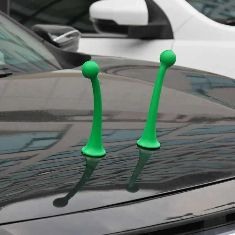 Car Ornaments 3D Car Roof Decoration Stickers Bean Sprout Seedlings Flower Bud Tentacle Ornament Exterior Decorative Accessories