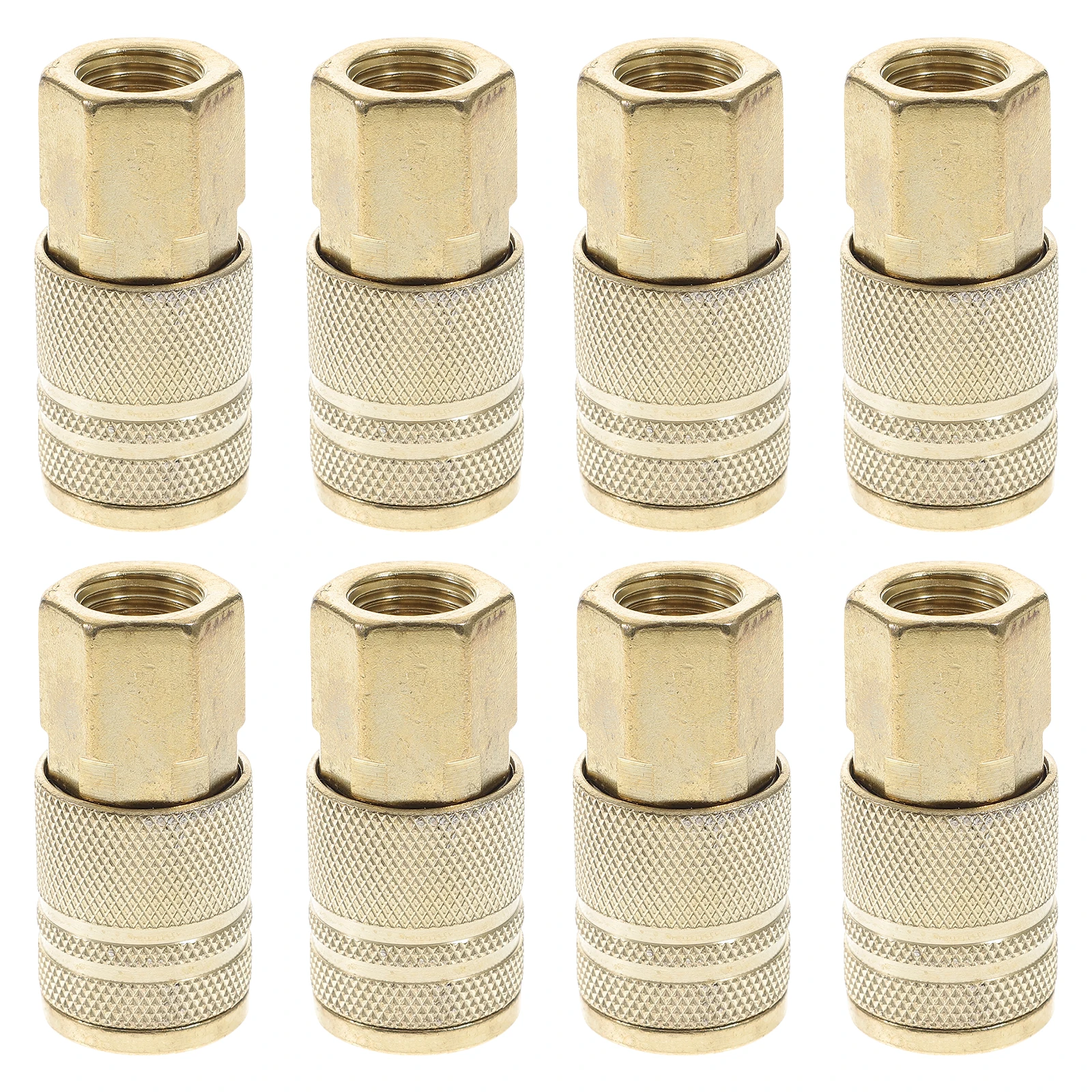 

10pcs Quick Connect Fitting High Grade Iron For Air Compressors Pressure Washers Air Tools Straight Coupling Male To Male