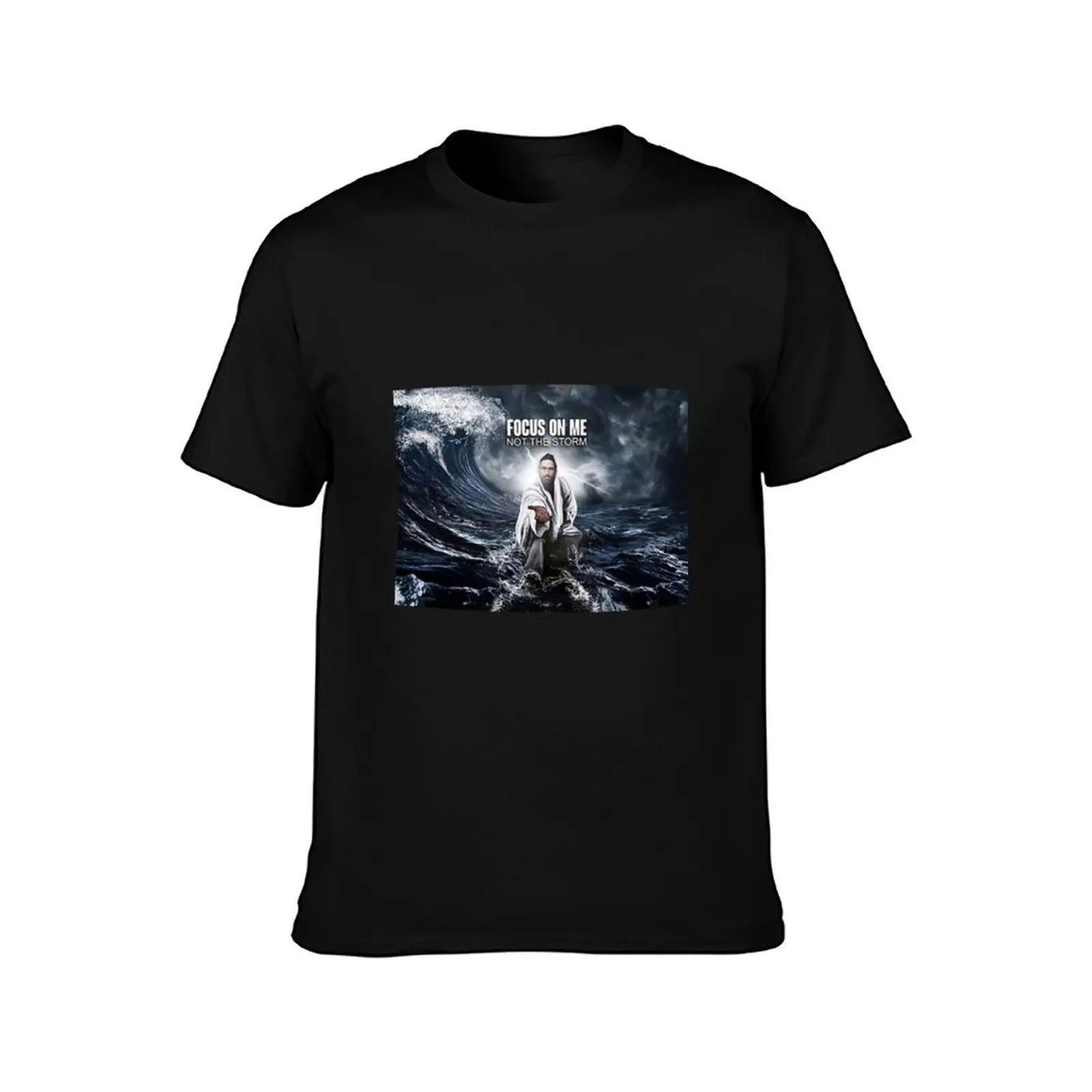 Focus on Me Not Be Stored - Jesus T-Shirt Heavy Duty Casual Work Tee T-Shirt