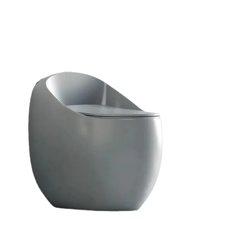 Best Design Ceramic Egg-Shaped Small Toilet Siphon Integrated Household Sanitary Ware Seat Wholesale
