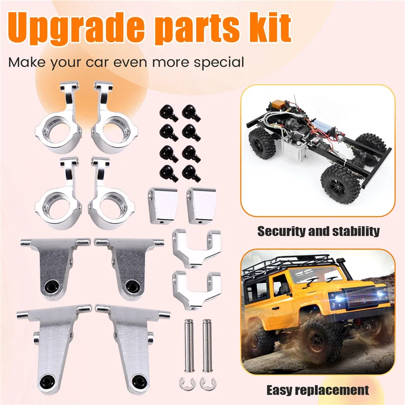 VO-untuk MX5 NXS RC Cangkir Kemudi Logam Mobil Set Lengan Ayun Atas Bawah Suku Cadang Peningkatan Posting Bodi Braket Menara Kejut