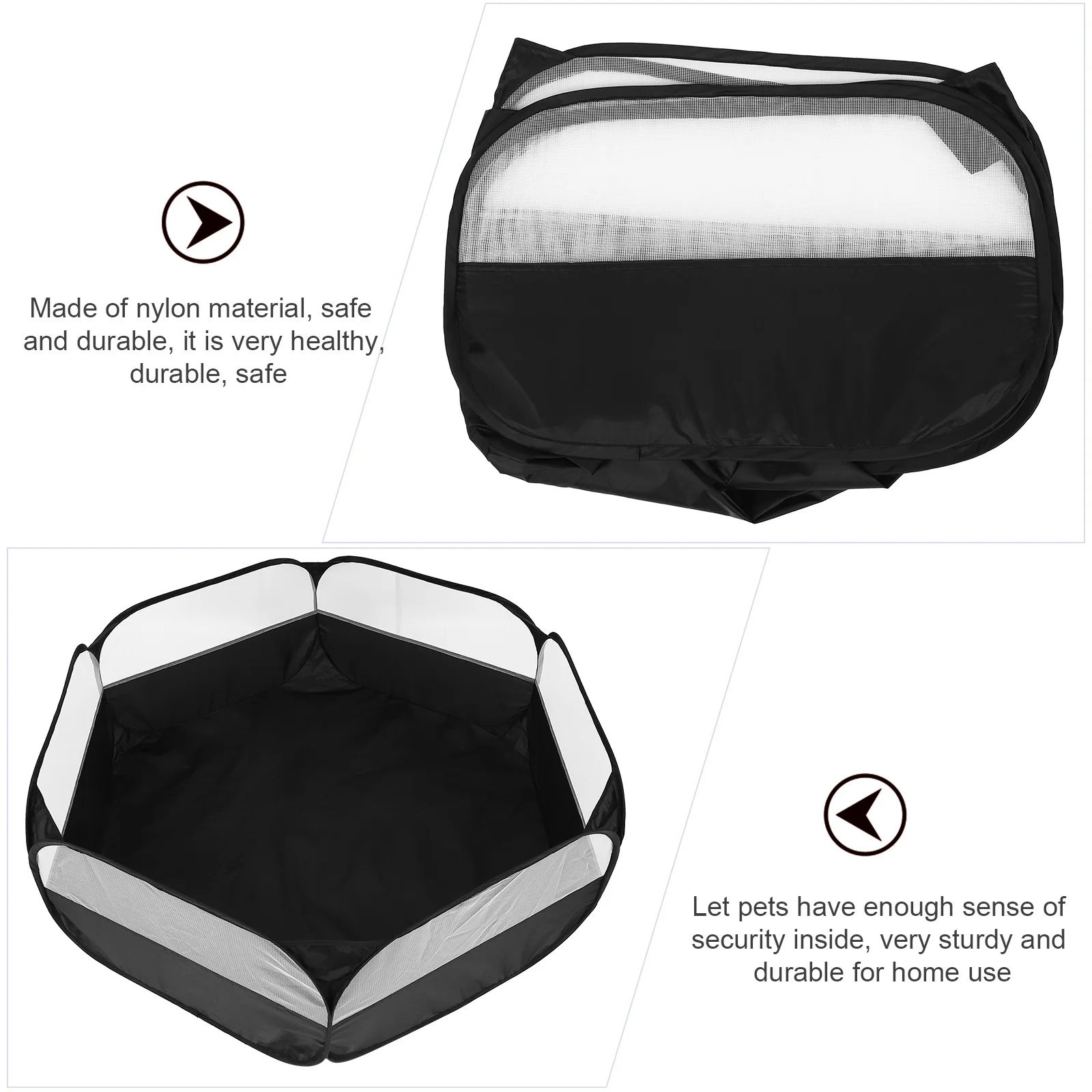 

Pet Playpen Small Animals Nylon Foldable Pet Fence Indoor Hamster Rabbit Chinchilla Guinea Pig Activity Game Fence