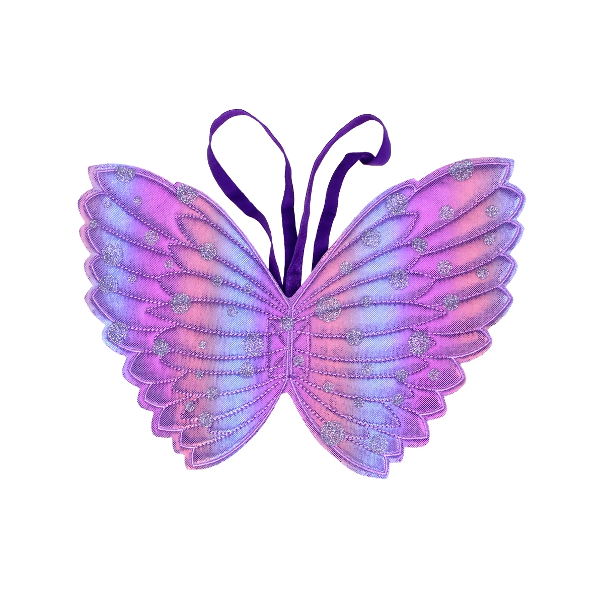 

2pcs Fairy Wings Wand Set Kids Cosplay Costume Accessory For Children Halloween Wedding Party Festival Stage