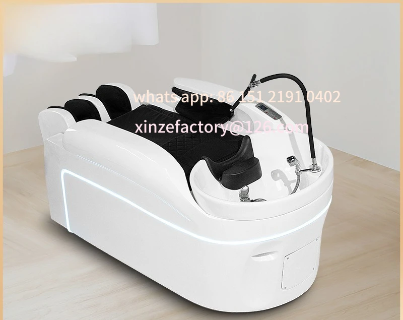 

Customizable beauty salon beauty salon flush bed barber shop special water circulation fumigation electric massage hair treatmen