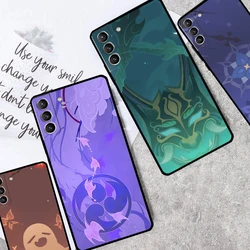 Anime Genshin Impact Case For Samsung Galaxy S21 S20 FE S22 S23 S24 Ultra Note 10 Plus Note 20 S8 S9 S10 Cover