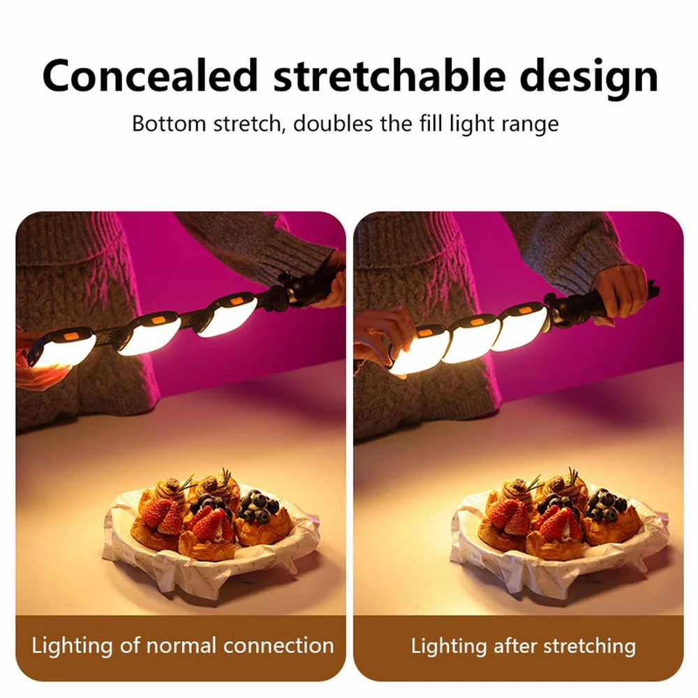 Luz LED con Clip para selfi, Luz Portátil para teléfono en vivo, tableta, ordenador portátil, fotografía, maquillaje, vídeo, luz de relleno de escritorio, actualización de 2024