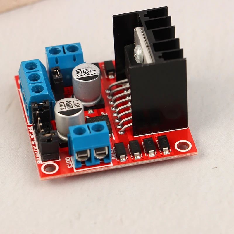 L298n módulo de driver de motor dc l298n motor de passo carro inteligente robô placa de ensaio peltier alta potência l298 driver de motor dc para arduino