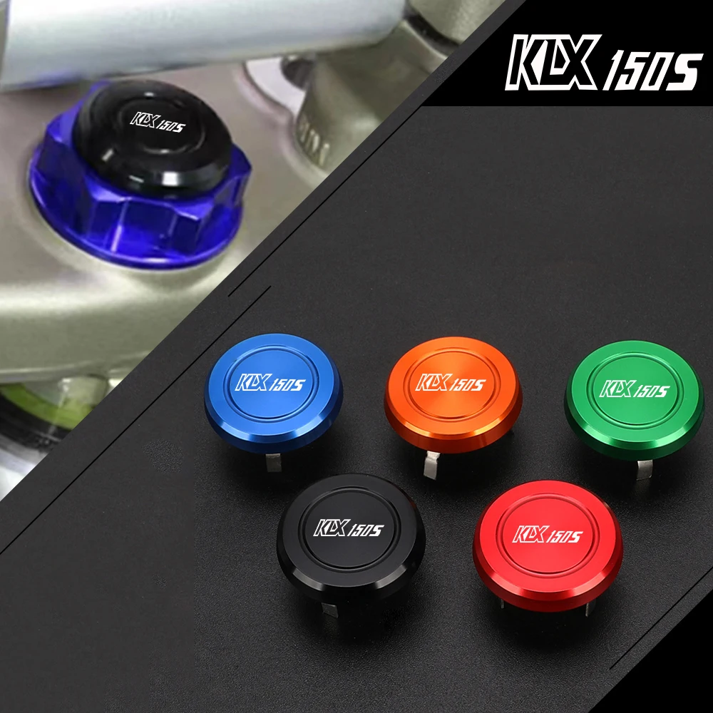 

Motorcycle Accessories Steering Stem Nut Cap Decoration Cover For KAWASAKI KLX150S KLX 150S KLX150 S 2009 2010 2011 2012 2013