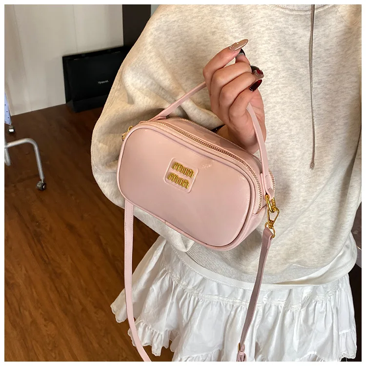 

Luxury Bowling Bag for Women Stylish Square Camera Purse Convertible Crossbody Shoulder Bag Designer Accessory 2025