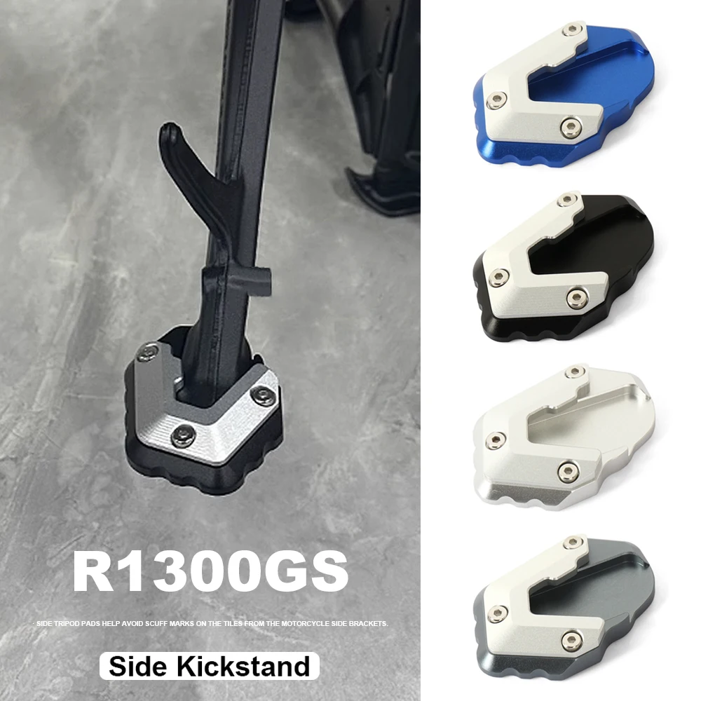 

For BMW R 1300 GS R1300GS r1300gs 2023 2024 New Motorcycle CNC Kickstand Foot Side Stand Extension Pad Support Enlarge Plate