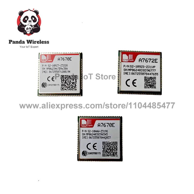 

SIMCOM A7672E-FASE/LASE A7670E-FASE/LASE модуль Cat1 GPS 4G LCC+LGA LTE-FDD/GSM/GPRS/EDGE factor de form para Europe