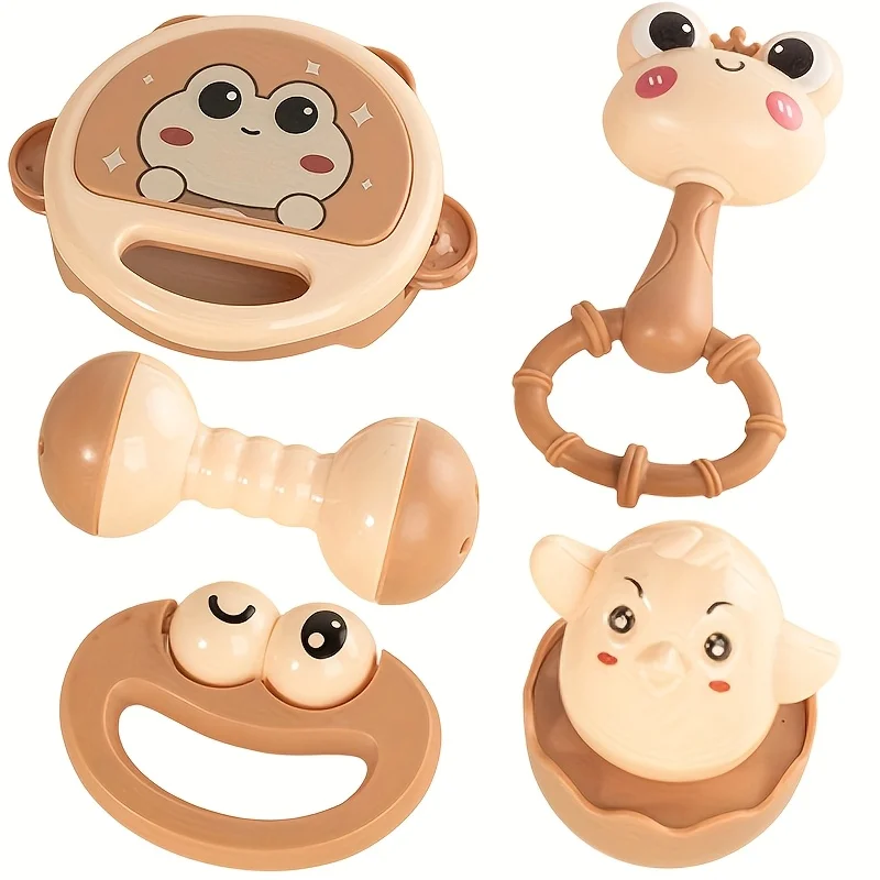 Jouet de cloche interactif pour adolescents, plusieurs styles de tambours d'applaudissements à la main avec un mécanisme à bascule, cadeaux du Nouvel An et de Noël