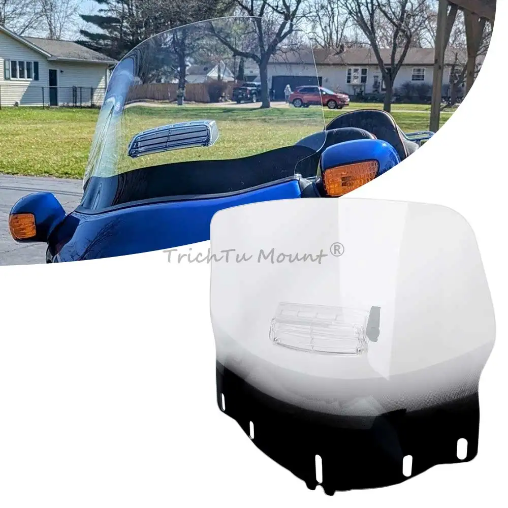Fairing Windshield With Air Vent For Honda Gold Wing GL1800 GL1800A/BM/HP  2001-2017 Motorcycle Front Wind Splitter Windscreen