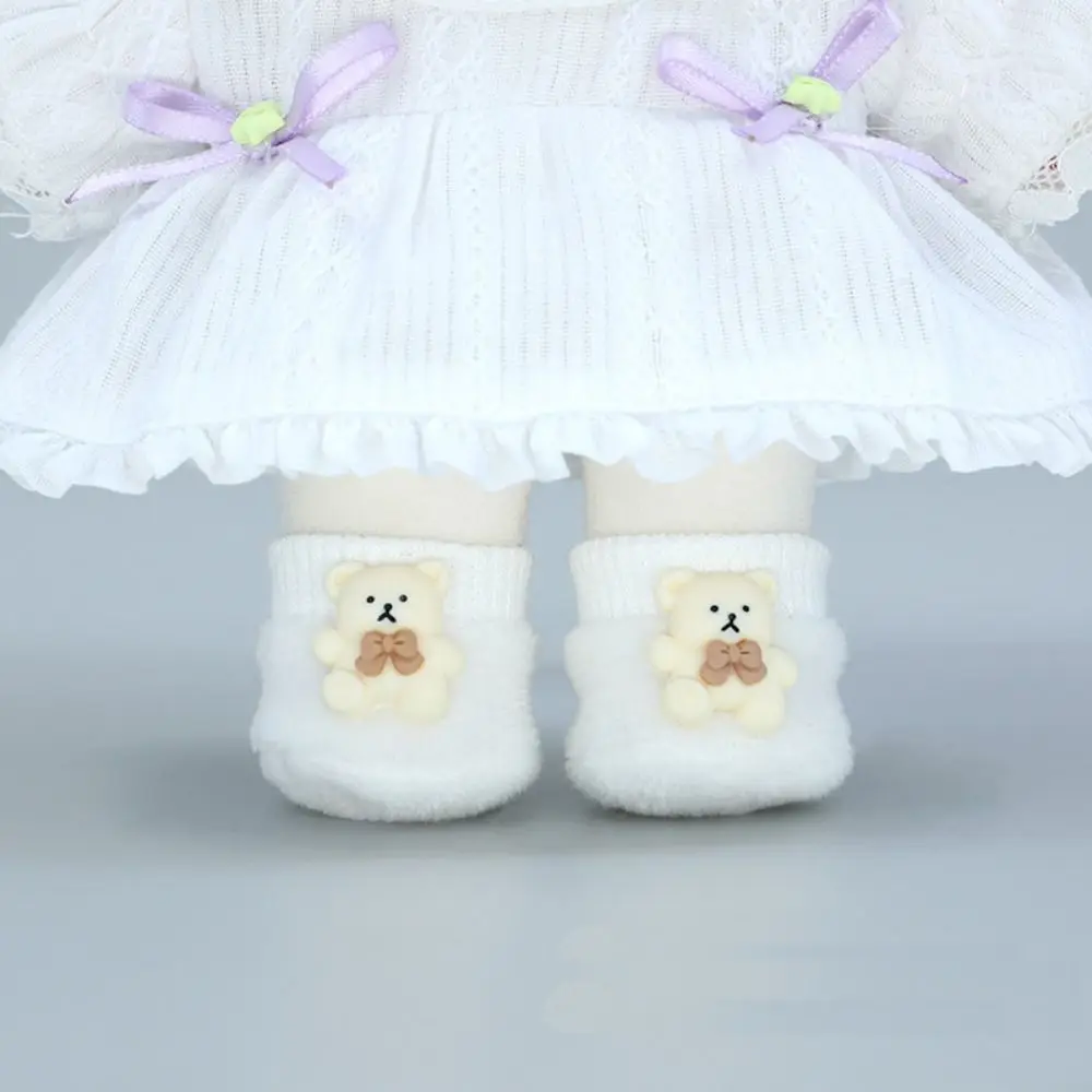 1/12 poupées 20cm chaussures de poupée souples poupées idole de lapin doux chaussures en peluche chaussures de poupée plusieurs couleurs 20cm poupées chaussures en peluche