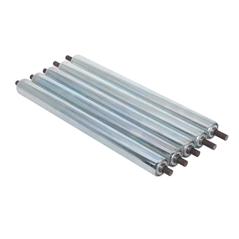 25 mm Schwerkraft-Rollenförderer aus Edelstahl 201, Länge 150, 250, 300, 350, 400, 450, 500, nicht angetriebene Federpresse in Typ Trommel