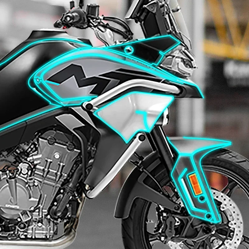 For 2023 CFMOTO 800MT Full Body Clear Paint Protection Film Scratch Repair Waterproof Moto Accessories