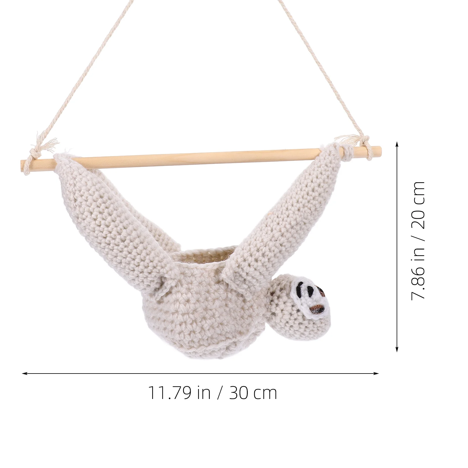 

1 set 1 Set Bohemia Woven Planter Hanger Sloth Macrame Hanging Basket For Flower Pots Crafts Room Garden Organizer Holder