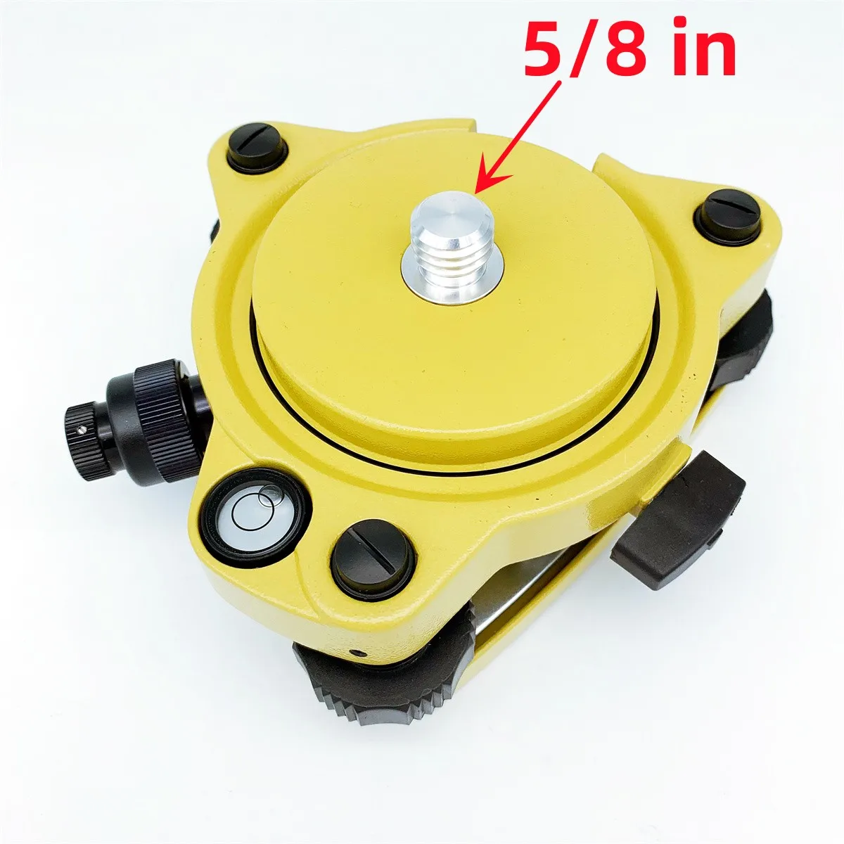 Yellow Tribrach With Optical Plummet & GPS Tribrach Adapter Carrier With 5/8\