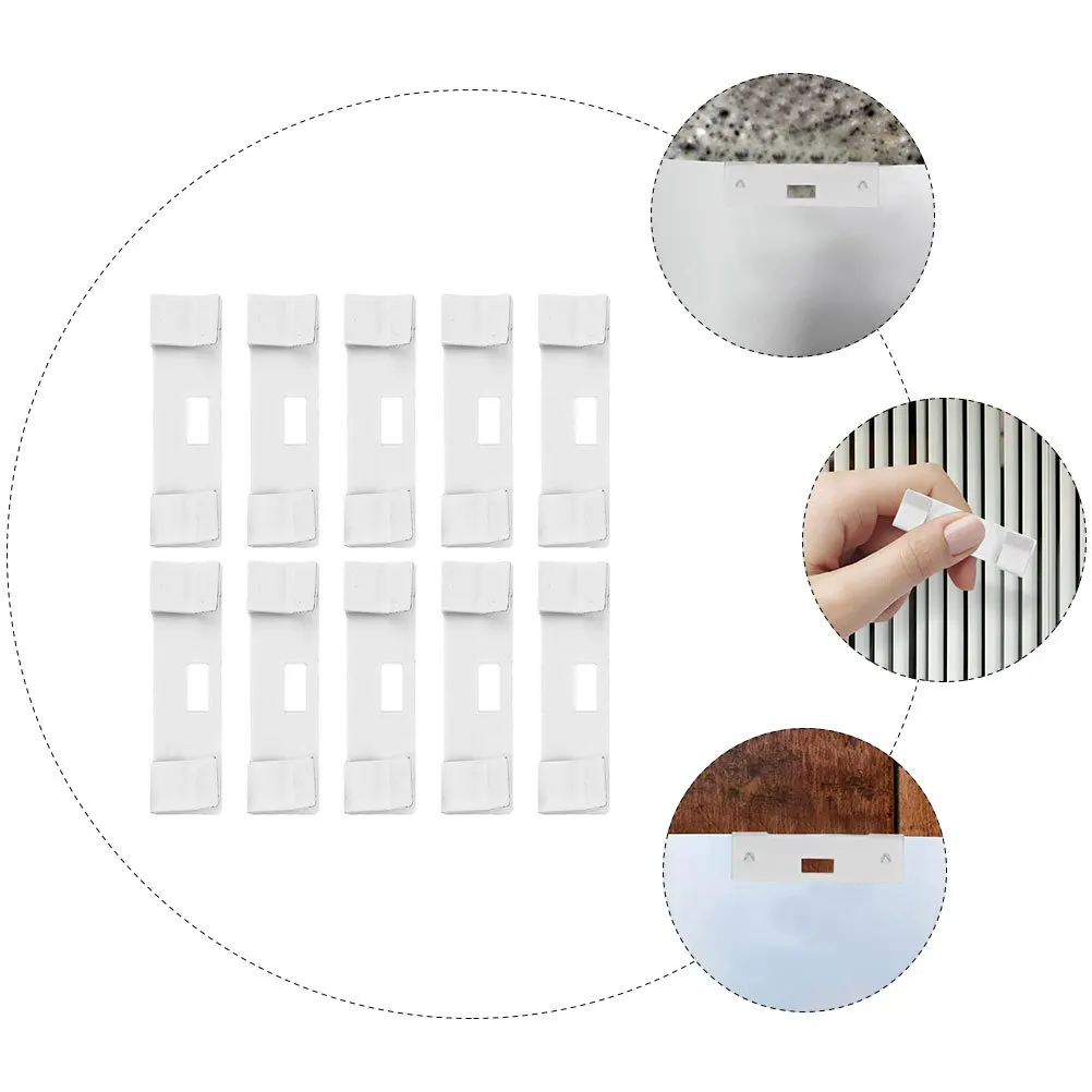 

10Pcs Metal Vertical Blind Replacement Tabs Wear Resistant Repair Parts for Household Vertical Blinds Blind Repair
