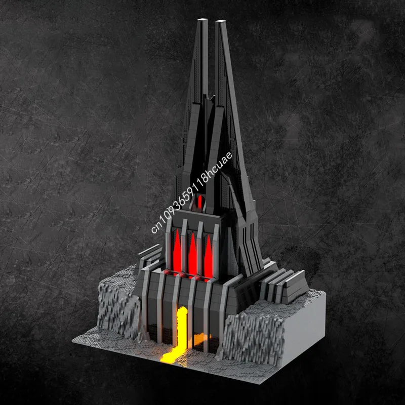 10166PCS MOC Star Battle Ultimate Lord Vader`s Castle/Fortress Modularny model klocków do układania w stosy Kreatywna zabawka na prezent
