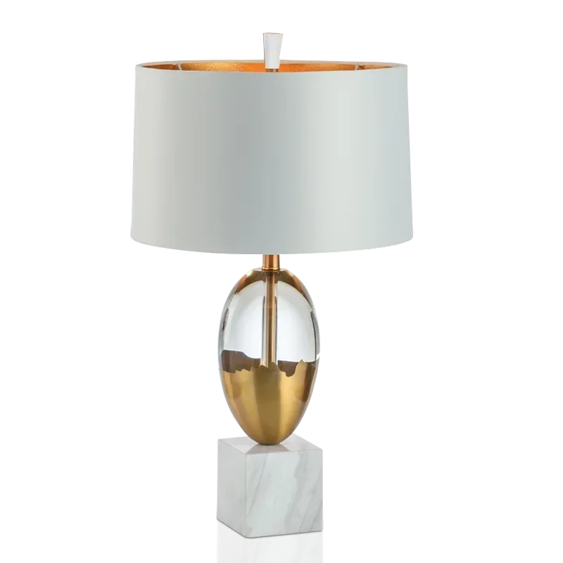 

creative crystal light luxury American table lamp