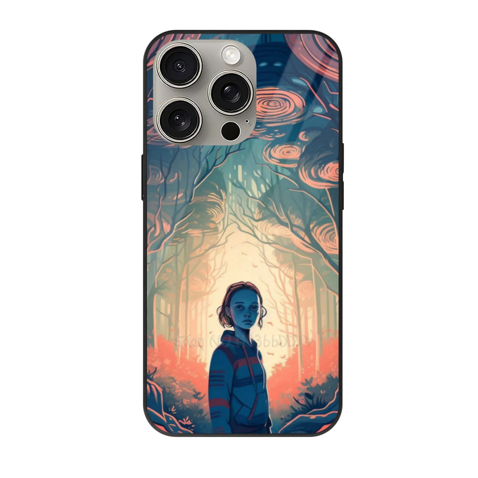 أحد عشر من حافظة الهاتف آيفون 16 15 14 13 12 11 برو Xs ماكس ميني بلس غطاء أحد عشر شيء غريب أحد عشر Rbpartnerprogram #1