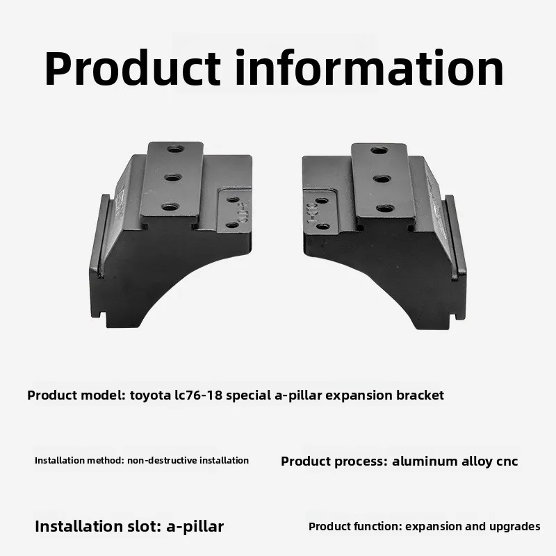Applicable to Toyota LC76-18 spotlights, bracket cover auxiliary LED spotlights, off-road vehicle fixed quick-release lights