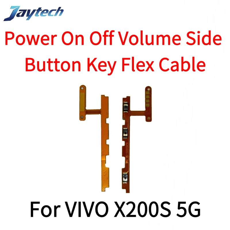 1 قطعة مفتاح زر جانبي لحجم الطاقة لـ VIVO Y29 Y75 V50 Lite 5G مفتاح الطاقة الجانبي + زر الصوت لـ VIVO X200S X60 Pro Plus 5G