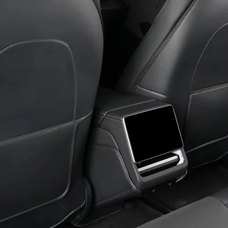 For Tesla Model 3 Highland 2024+ Central Armrest Box Rear Seat Child Anti-Kick Pad Anti Dirty Mat Back Air Vent Protection Cover
