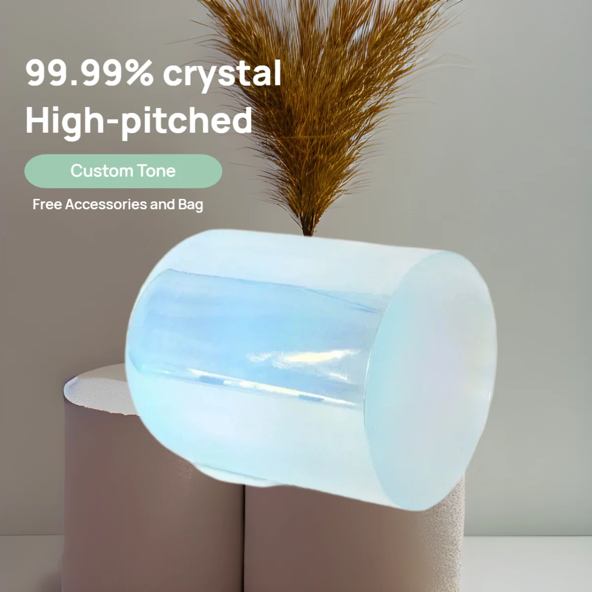 

Colored Crystal Singing Bowl High Quality Customized for Meditation