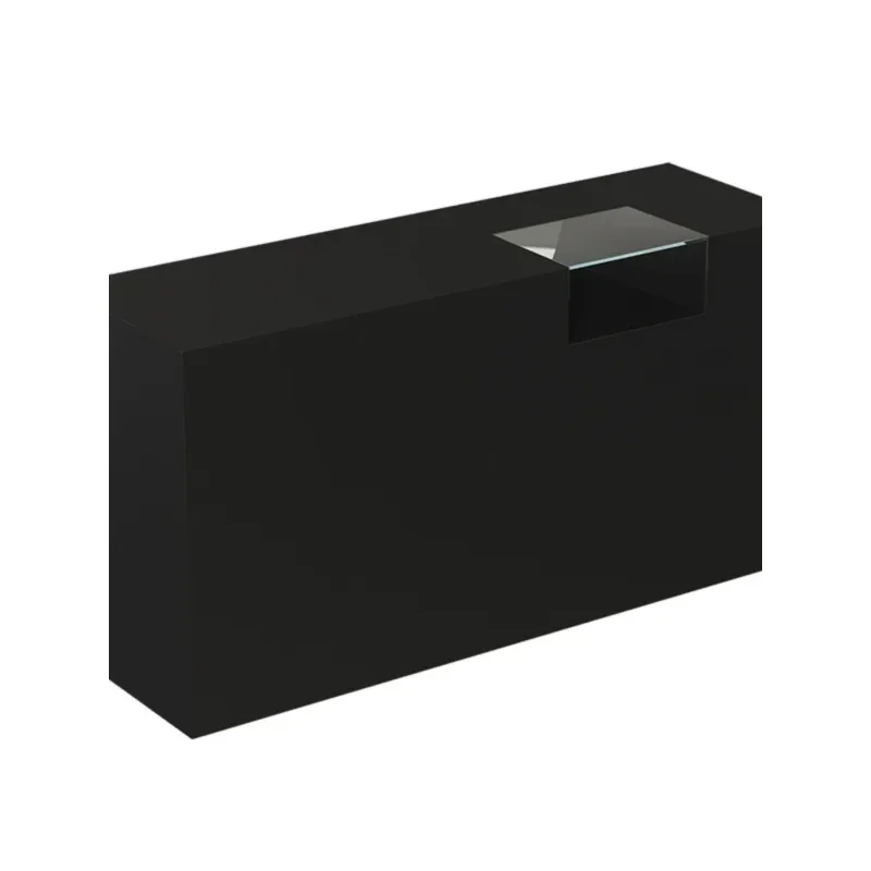 Clothing store, counter, cash register, glass counter, simple and modern