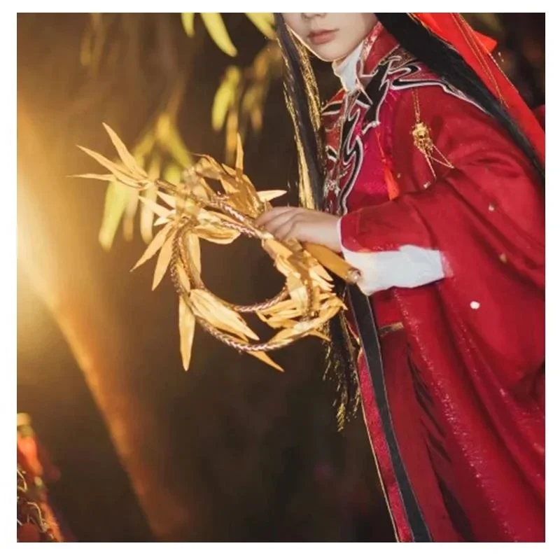 Handmade Chinese Novel Erha and his white shizun cat Cosplay Props Chu wanning Weapon Whip Tian wen Costume Accessory