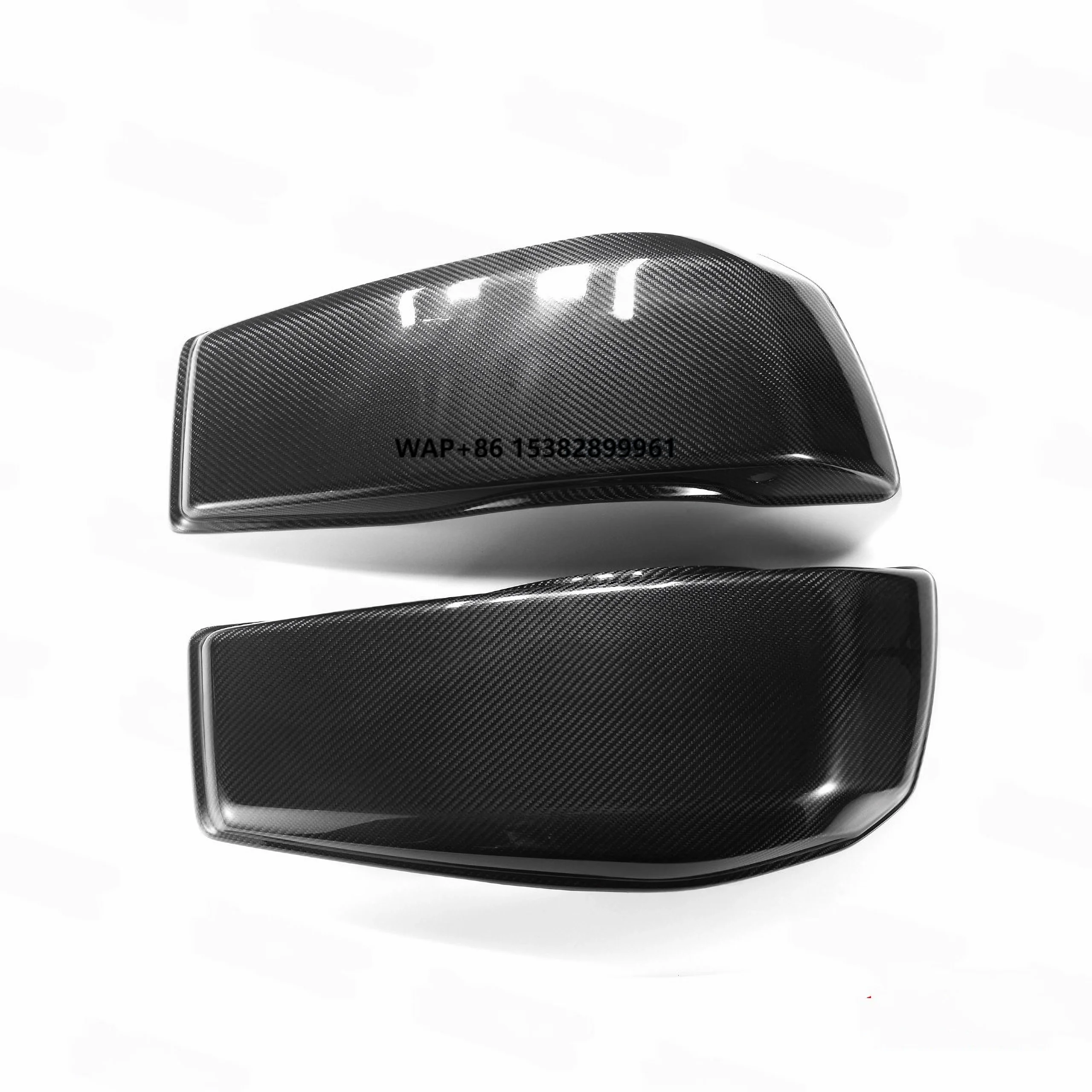 Motorcycle 3k Twill Carbon Fiber Glossy Saddlebag Side Box Top Cover for  Road Glide Street Glide 2023-2025
