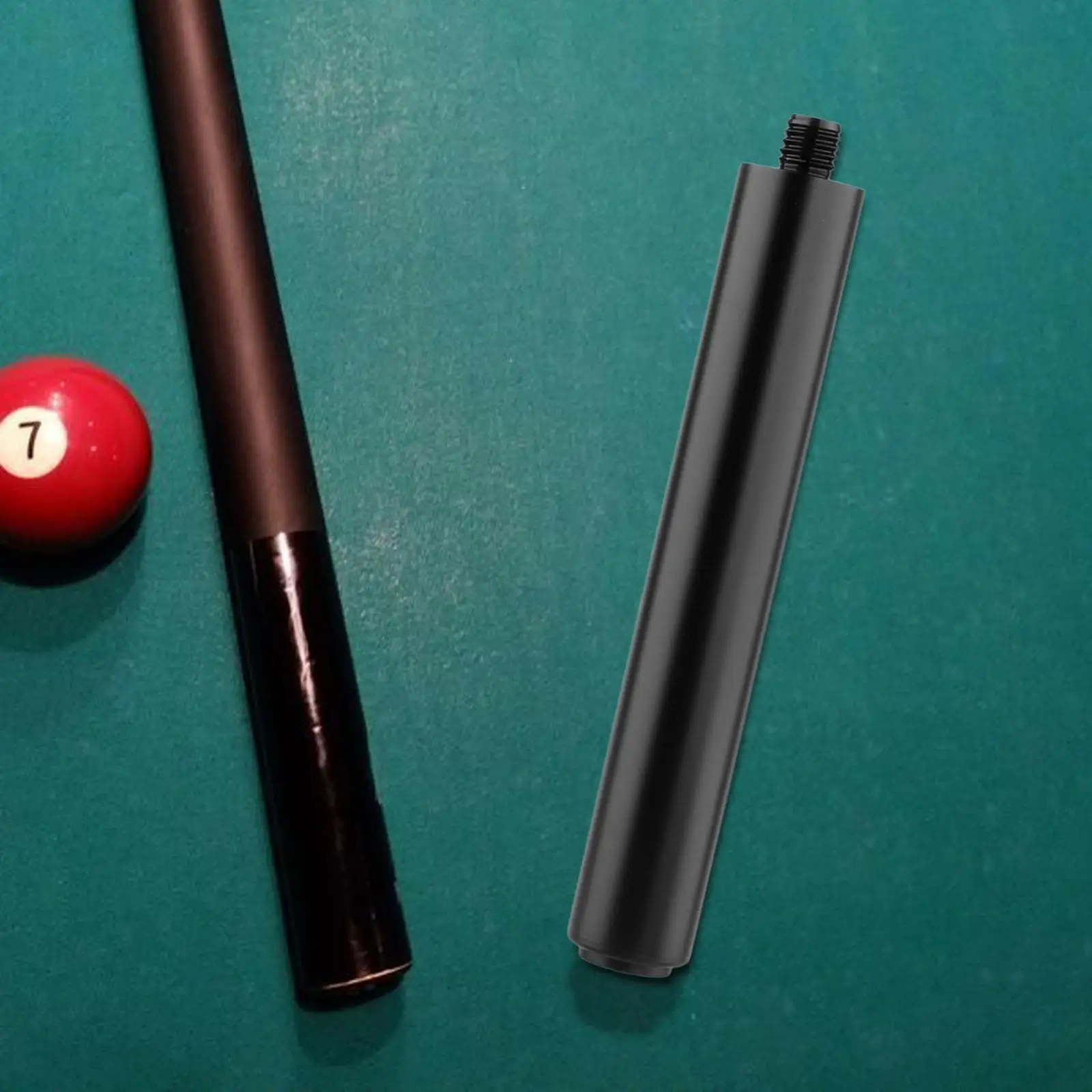 Billiards Cue Extender Sleeve 20cm Aluminum Pool Stick Extension for Adults Training Practice Accessory