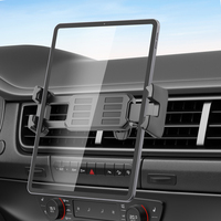 Universal Car Air Vent Tablet Stand Phone Holder Adjustable Knob & Hook for 4-14\