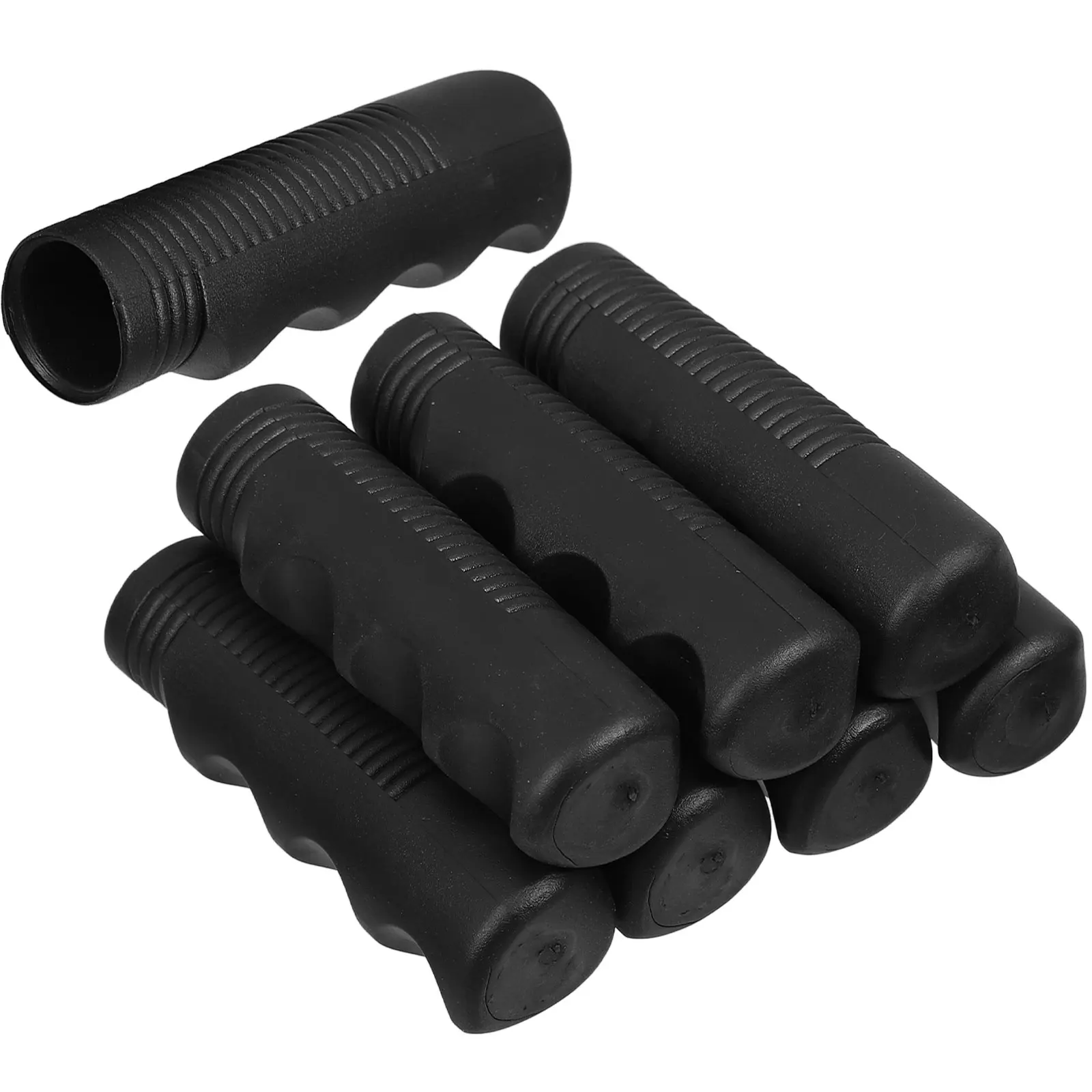 

4 Pairs Anti slip H Grips 22mm Black Durable PVC Ergonomic Nonslip Suitable for Wheelchair Carts Easy