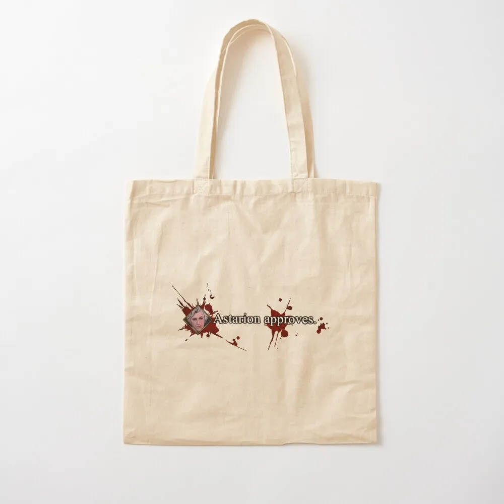 Vampire Approval Red Tote Bag Women's shopper Portable shopping bag Shopper handbag