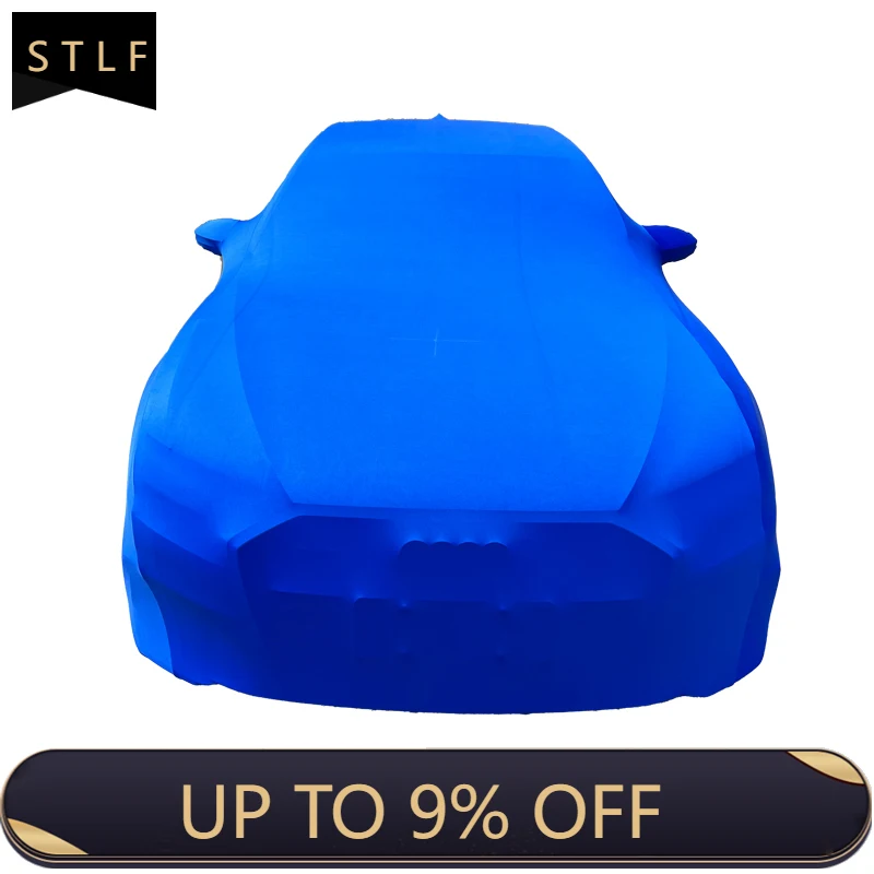 

Super Soft Fit Full Body Indoor Car Parking Stretch Elastic Dust Proof Cover Factory Direct Sale