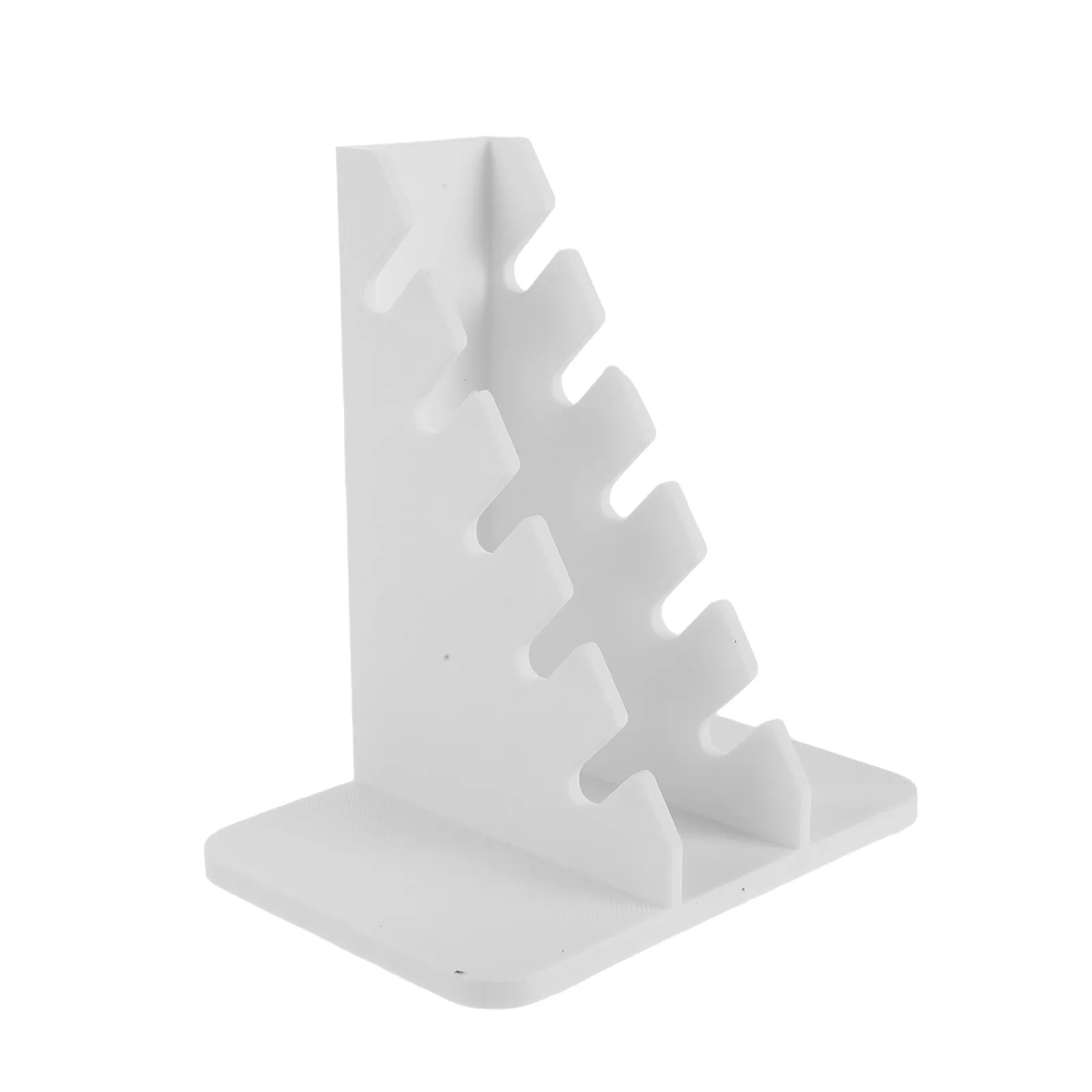 Finger Skateboard Display Rack Mini Longboard Organizer Multi Grid Slots Plastic Stand Desktop Holder White Finger Board Rack
