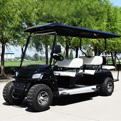 High Speed 6/2+4 Seater Electric Street Legal Golf Cart 60V Lithium Battery All-Terrain Off-Road Golf Cart Golf Cart Model A