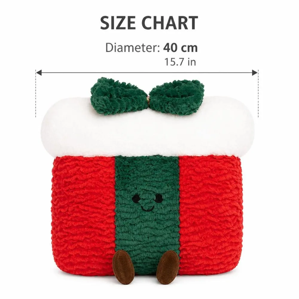 Cute Creative Shape Christmas Pillow Soft Stuffed Seasonal Pattern Waist Cushion Comfortable Gingerbread Man Cushion Home Decor