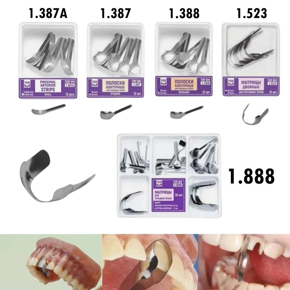 

NIGF Стоматологические матричные ленты Большие маленькие двойные проксимальные передние полосы Секционные контурные матрицы Системы Стоматологические материалы