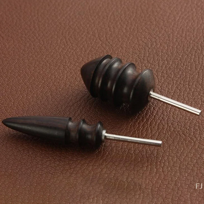 

[YU]Leather Edge Polishing Slicker Flat/Pointed Head Sandalwood Leathers DIY Tool