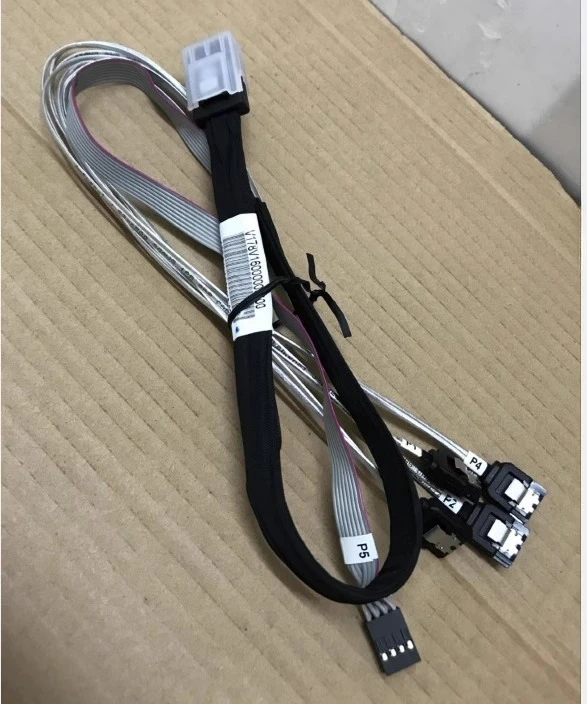 For Amphenol Forward Array Card Mini-SAS 6G 8087-4 * SATA Hard Disk Data Cable SGPIO Signal