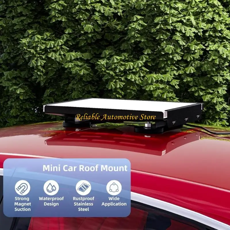 

M68B Rustproof 360 Rotating Vehicle Mount Rack Heavy Duty Quick Release Base For Cars Trucks RVs Boats Metal Bracket