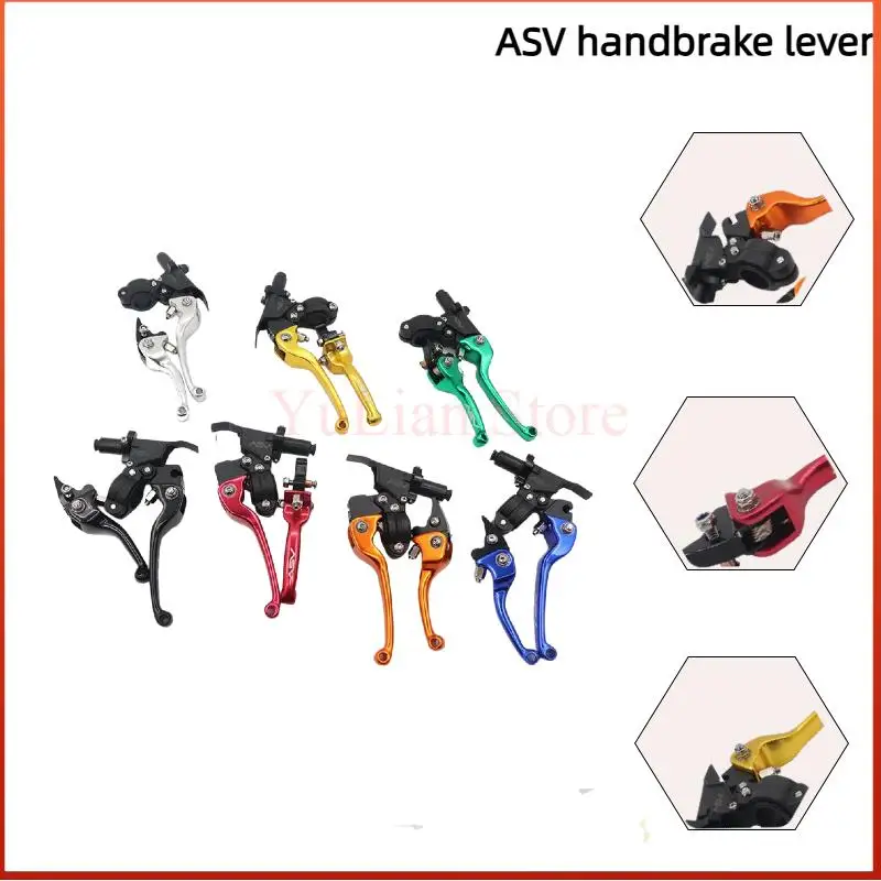 ASV F3 second short alloy brake and clutch handle, suitable for off-road motorcycles